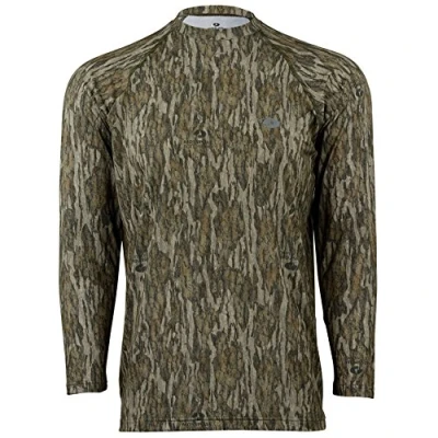 Imagen de Mossy Oak Camisa de Caza para Hombre, Ropa Camuflaje Manga Larga