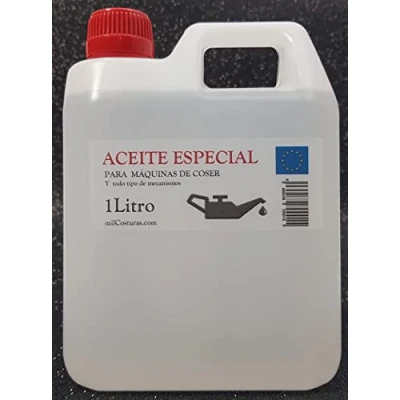 Imagen de Aceite maquina de coser. Especial Incoloro Lubricante para Maquinas Coser y mecanismos varios. 1 Litro (830 gramos)