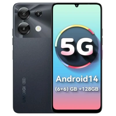 Imagen de UMIDIGI G9 5G Smartphone, Android 14 Movil, 90HZ Octa Core, 12(6+6) GB+128GB Moviles, Pantalla 6.75&quot;, Cámara 50MP, Face &amp; Fingerprint Unlock, Batería 5000mAh, GPS, Dual SIM Telefono Movil