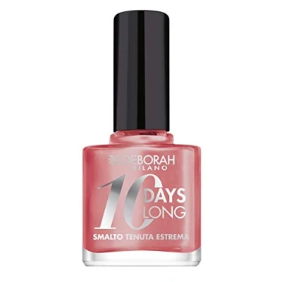 Imagen de Deborah Esmalte 10 Days Long N.523 Pearly Peach, duración hasta días sin retoques ni lámpara UV, para uñas nutridas y luminosas