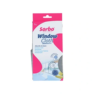 Imagen de Sorbo 96093 Paño para Ventana, Microfibra, Multicolor, 25.00 x 10.00 cms