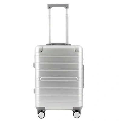 Imagen de ALUMAXX Gravity 4 Rollen Kabinent 55 cm, Silver, ca. 56 x 37 21 Carro de Viaje (Aluminio),