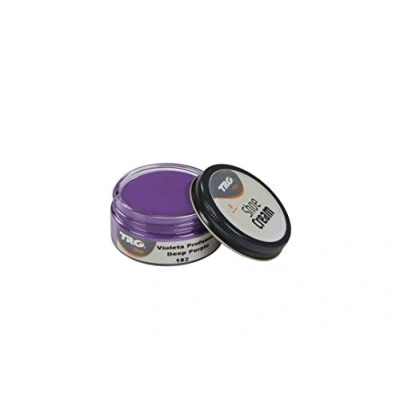 Imagen de TRG Thoe One 182 Crema para calzado y complementos de piel sintética 50 ml, Morado (182 Deep Purple)