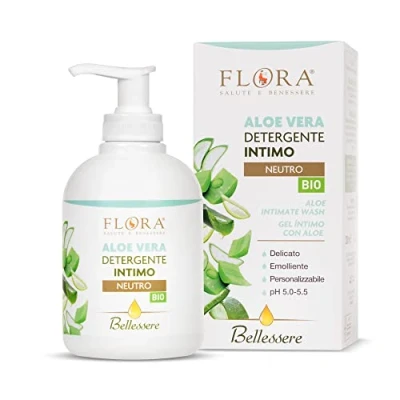 Imagen de Flora Cosm Gel Intimo Neutro Con Aloe Vera 250 ml 100 g