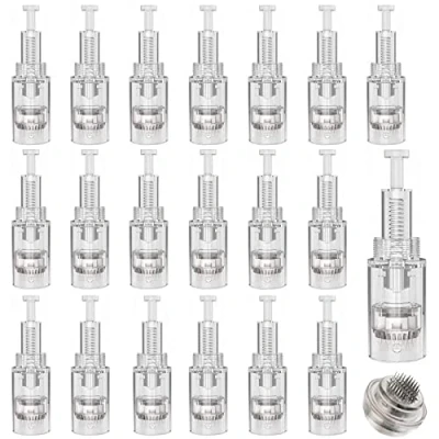 Imagen de 20 Pcs Agujas Dermapen Microneedling 36 Pin Microagulhas Agulhas De Repuesto Micro Aguja Cartucho Substituição Slot Baioneta Regular Microneedle Cartuchos Para Derma Pen