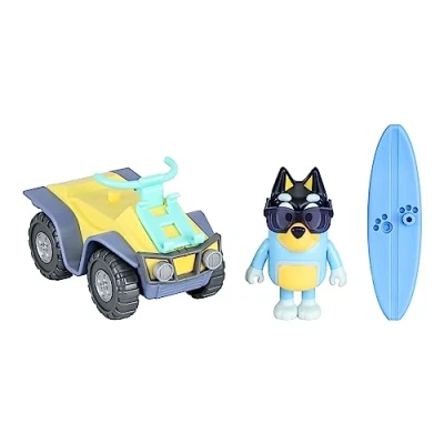 Imagen de BLUEY Figure and Vehicle Beach Quad (90183)