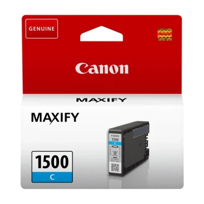 Imagen de Canon PGI 1500 C Cartucho de tinta original Cian para Impresora Inyeccion Maxify MB2050 MB2150 MB2155 MB2350 MB2750 MB2755