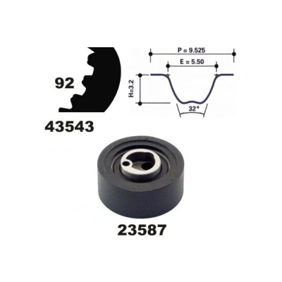 Imagen de MAPCO 23543 Kit de correa distribución 92 MITSUBISHI: Lancer 5 Limousine, 4, COLT 4