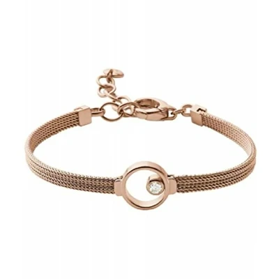 Imagen de Skagen Pulsera Para Mujer Kariana, 16.5 Cm Longitud, 4 Extensión Oro Rosa Acero Inoxidable, SKJ0851791