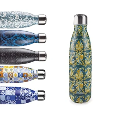 Imagen de IBILI Botella termo venice 500, Acero Inoxidable 18/10, Doble pared, Reutilizable