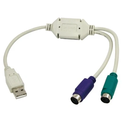 Imagen de Adaptador Usb m A 2x Ps2 h Logilink Au0004a