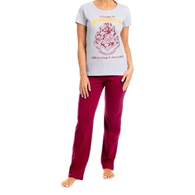 Imagen de HARRY POTTER Pijama para Mujer Hogwarts Rojo Small