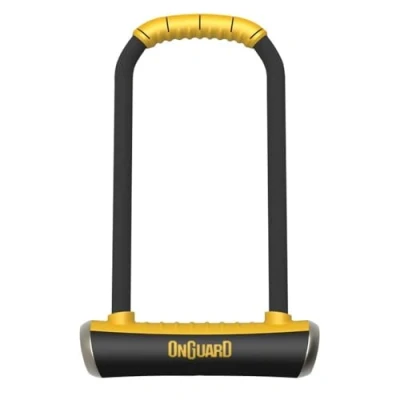 Imagen de On Guard Pitbull, Candado de llave, Negro (Noir/Jaune), 115 mm x 292 14