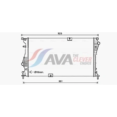 Imagen de PRASCO RTA2601 Radiador, refrigeración del motor Aluminio 780 470 34, 26 Aletas unidas mecánicamente OPEL: Vivaro A Furgón