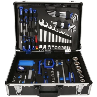 Imagen de BRILLIANT TOOLS BT024143 Juego de herramientas universales 1/4&quot; + 1/2&quot;, 143 pzs [Powered by KS TOOLS]
