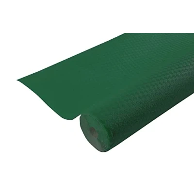 Imagen de Pro Nappe Ref 802018I Mantel de Papel Gofrado desechable único, estético y Profundo Rollo 20 M Largo 1,20 Ancho Color Verde Abeto