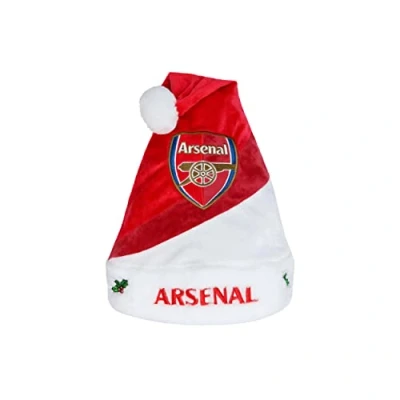 Imagen de Sombrero de Santa Claus la Premier League Football Arsenal Fan Navidad