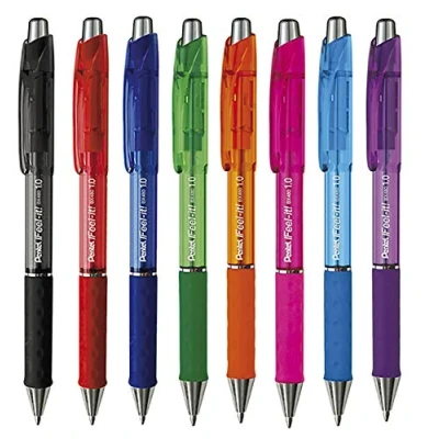Imagen de Pentel BX480 Feel it bola a presión 1,0 mm pack 8 colores surtidos