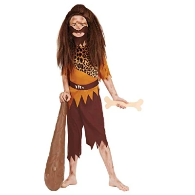 Imagen de Fun Shack Disfraz Cavernicola Niño, Cavernícola Troglodita Niño Cavernicola, Carnaval Talla XL
