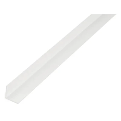 Imagen de Alberts 478971 Eco Perfil angular PVC U, blanco, 1000 x 30 mm