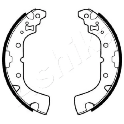 Imagen de ASHIKA 55 05 523 Zapatas de Freno Eje trasero 180 30 MITSUBISHI: Mirage / Space Star Hatchback