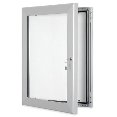 Imagen de Tablón de anuncios exterior con cerradura, A2 (4 x A4, (no perforable), sellado impermeable para uso en interiores o exteriores