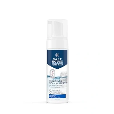 Imagen de Salthouse Espuma limpiadora para terapia del mar Muerto, sensible, de limpieza suave, con pantenol y alantoína pieles sensibles rostro, 150 ml