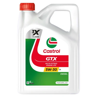 Imagen de Castrol GTX C4 5W 30 4L Aceite de motor 15F64E RENAULT: MEGANE 3, Talisman Berlina, Kangoo II Express, MERCEDES BENZ: Clase A, CLA Coupé, B