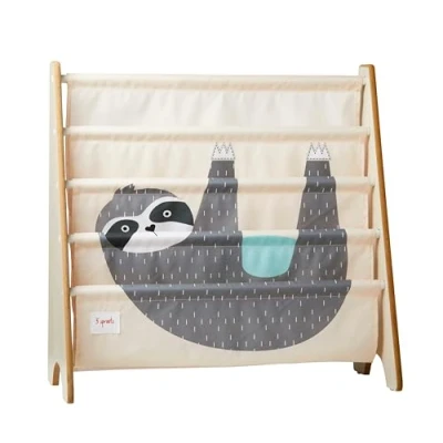 Imagen de 3 Sprouts Librería Infantil Estantería Montessori para Niños, Ideal Biblioteca Oso Perezoso