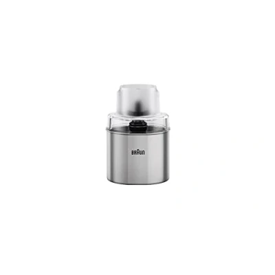 Imagen de Braun accesorio para molinillo de café y especias MQS 270 SI con sistema EasyClick Plus, Batidoras mano MultiQuick series 7 9, acero inoxidable/plata