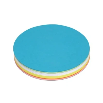 Imagen de Maul Tarjetas de moderación circular, 185 mm, papel 150 g/m², utilizables por ambas caras, colores surtidos, 120 unidades