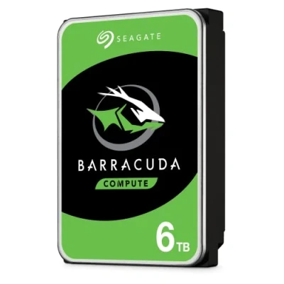 Imagen de Seagate BarraCuda, 6 TB, Disco duro interno, HDD, 3,5&quot;, SATA GB/s, 5400 RPM, caché de 256 MB para ordenador sobremesa y PC (ST6000DM003)
