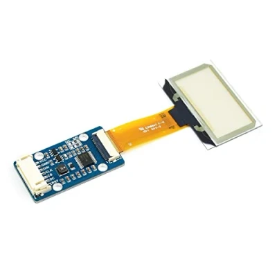 Imagen de Waveshare 1.51inch Transparent OLED Display Module I2C SPI Embedded Driver SSD1309 Chip 128x64 Pixels Light Blue Color for Raspberry Pi/Arduino/STM32, Full Viewing Angle