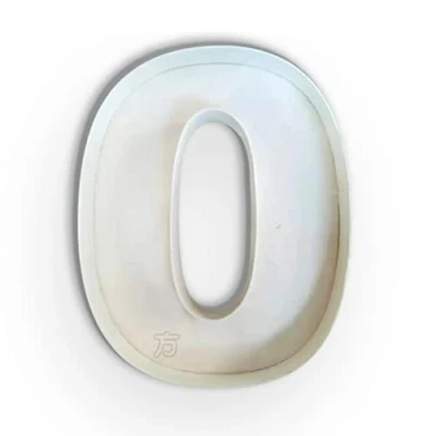 Imagen de FNB Caja de números rellenable hecha a mano, bandeja decorativa para del 0 al 9