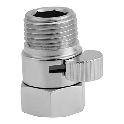 Imagen de Válvula de Cierre Cabezal Ducha 1/2&quot;Cabezal Latón Completo Control Flujo Ahorro Agua para Pulverizador Bidé Manual