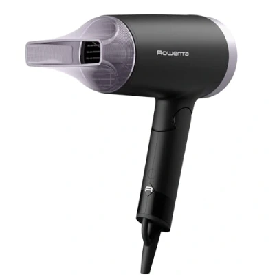 Imagen de Rowenta Express Style Secador de Pelo, Tecnología Alta Eficiencia y Ahorro Energía, Boquilla Concentradora, Ajustes Secado Sencillos, Golpe Aire Frío, Mango Plegable, Apto para Viajes