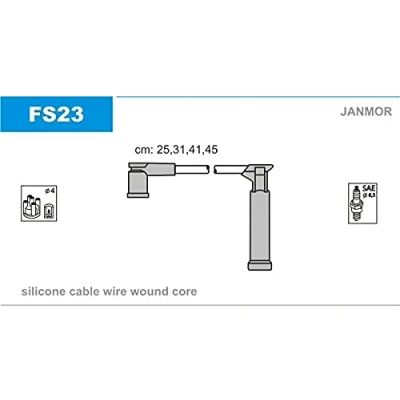 Imagen de JANMOR FS23 Juego de Cables Encendido FORD: Focus Mk1 Hatchback, Berlina, Puma