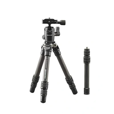 Imagen de Trípode de viaje Cullmann CARVAO 816TCS en carbono (altura máxima extensión 70,5 cm, tamaño del paquete 27 capacidad carga 4 kg, peso 445 g)