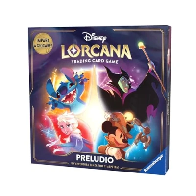 Imagen de Ravensburger Lorcana Disney TCG: Preludio, Set Inicial, Cartas de Juego, Coleccionables, Juegos Niños 8 años, Mesa Adultos