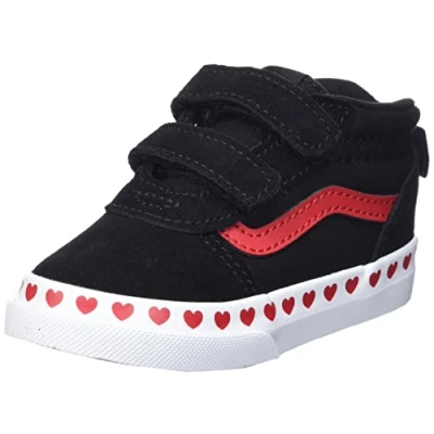 Imagen de Vans Ward Mid V, Zapatillas para Unisex niños, (Heart Foxing) black/white, 17 EU