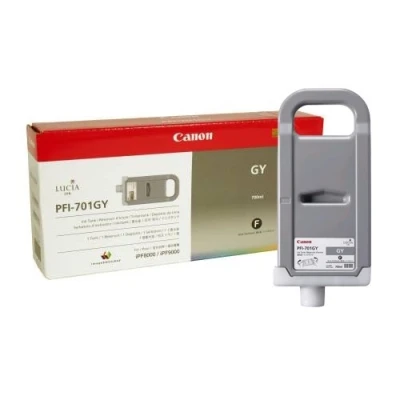 Imagen de ImagePROGRAF 9000S Canon PFI 701GY cartucho de tinta gris (original)