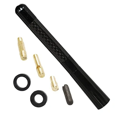 Imagen de OxoxO Antena Corta de Fibra Carbono para M a zda 2, 3, 5, 6, Sport, MX Miata CX Todos los Modelos (4,7 Pulgadas)