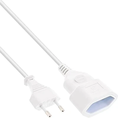 Imagen de Inline Euro Plug Power Extension Cables De Transmisión