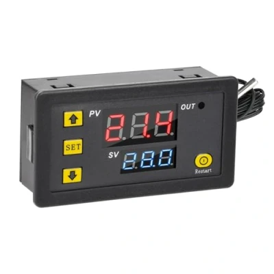 Imagen de Aideepen W3230 Termostato digital de 20 A, 12 V, controlador temperatura, regulador control refrigeración, termómetro instrumento
