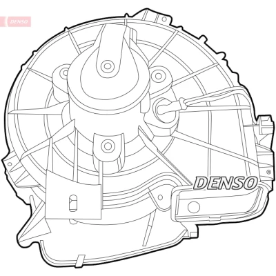 Imagen de DENSO DEA20004 Ventilador de Calefacción para vehíc. con volante a la izquierda