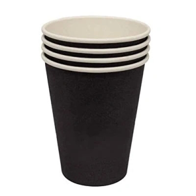 Imagen de Fiesta gf040 negro único de pared Hot vasos (Pack 1000)