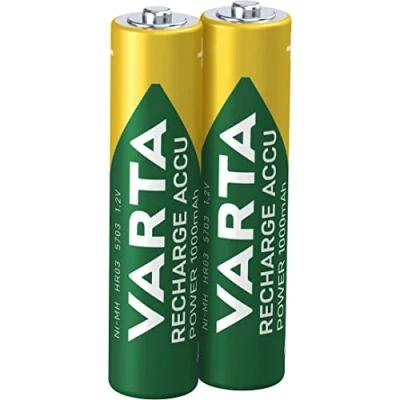Imagen de varta 5703301402 batería de microcélulas 1,2 V HR3 1,2V 1000MAH ni mh aaa adaptable para blister 2UDS