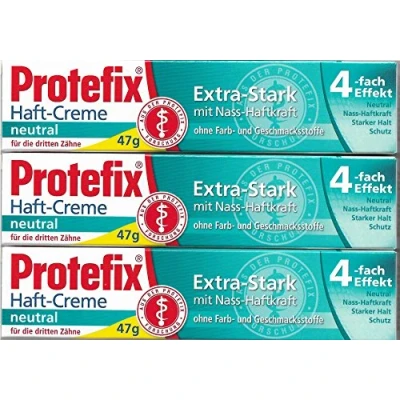 Imagen de PROTEFIX Crema Adhesiva Extra Fuerte Neutral 3x40ml