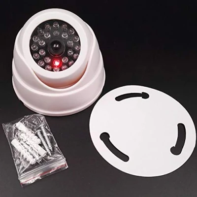 Imagen de ValianhAgen Cámara falsa inalámbrica CCTV vigilancia domo de seguridad intermitente luz LED