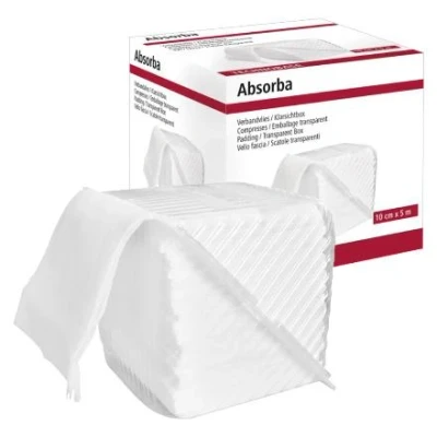 Imagen de Guata de relleno Absorba, 5 m x 10 cm, MS Schippers, Blanco Adecuado para Ganado Vacas